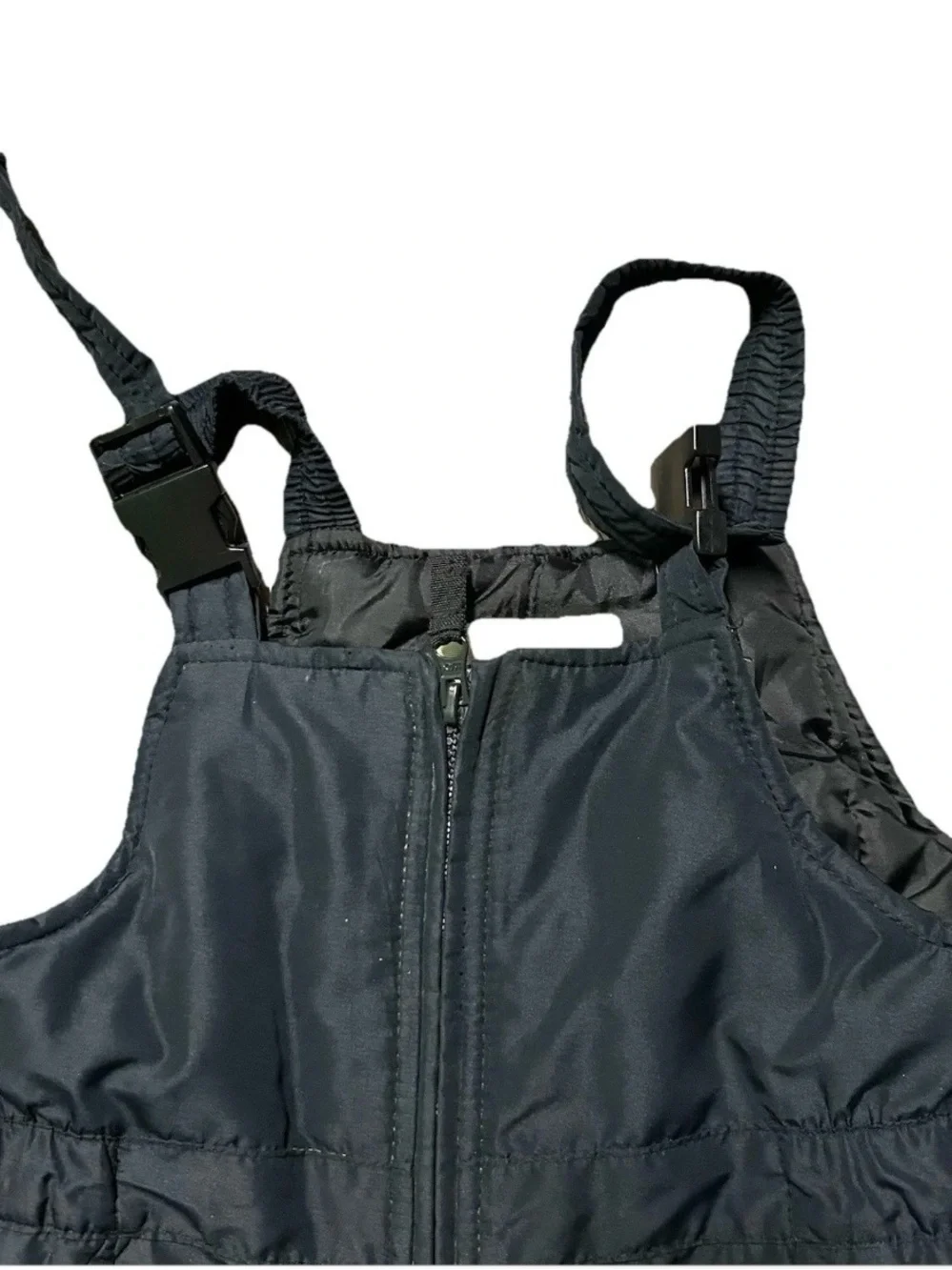 Youth Oshkosh Black Snow Bib Double Knee Winter Size 4T
